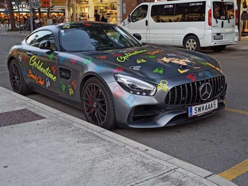 Mercedes-Benz AMG GT spotted in Lignano Sabbiadoro