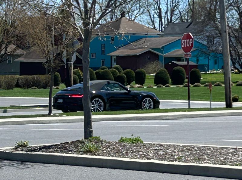 Porsche 911 Cabriolet (2021) spotted in Brockway, United States