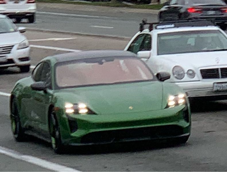 Porsche Taycan spotted in Oceanside