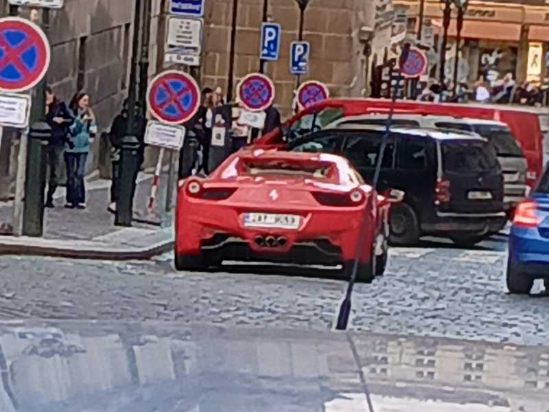 Ferrari 458 Italia (2010) spotted in Prague, Czechia