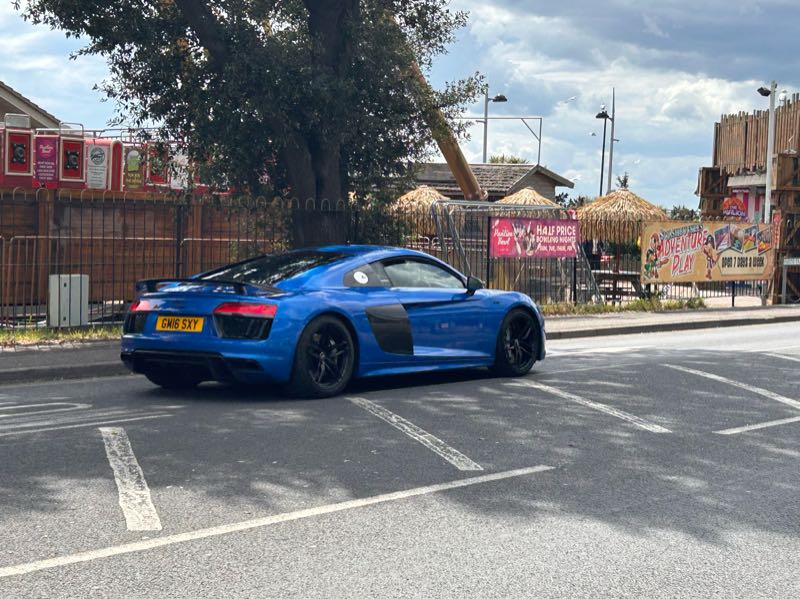 Audi R8 spotted in Clacton-on-Sea