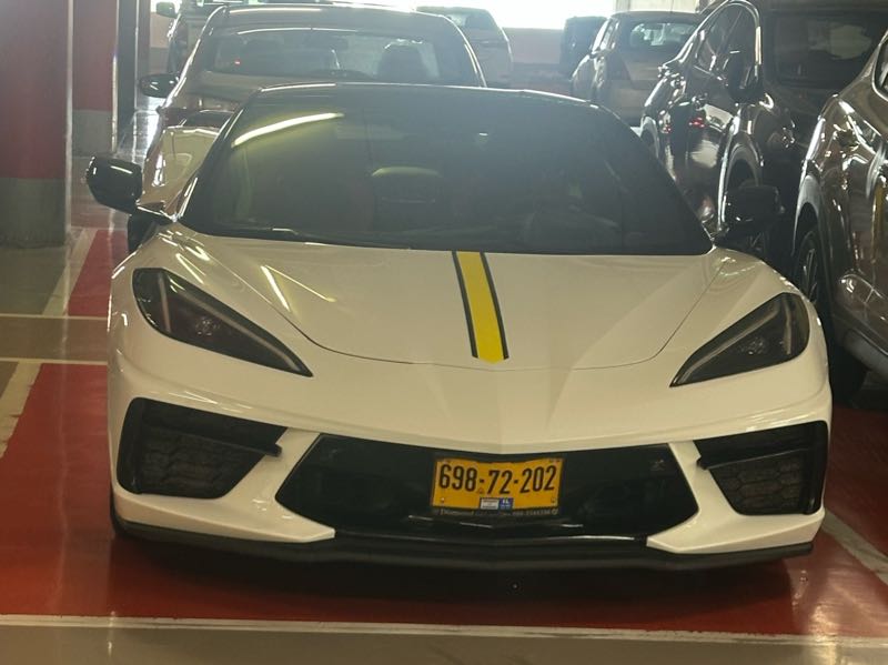 Chevrolet Corvette C8 spotted in Nazareth