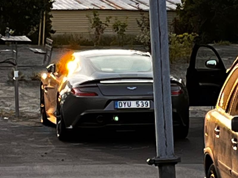 Aston Martin Vantage spotted in Älvsbyn