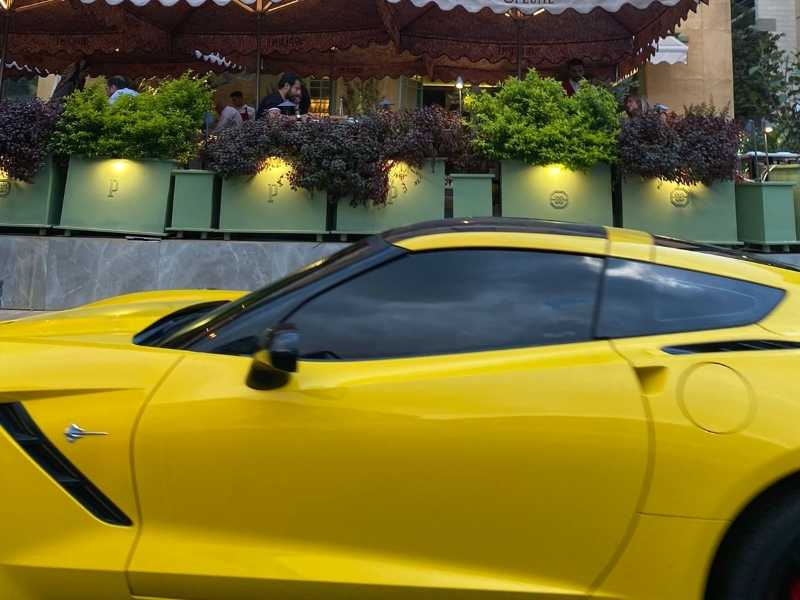 Chevrolet Corvette spotted in Zahlé
