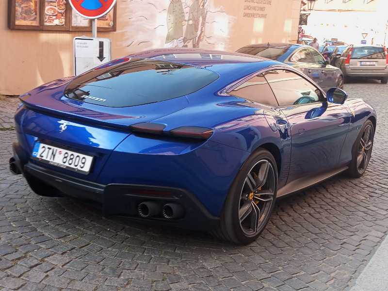 Ferrari Roma (2021) spotted in Prague, Czechia