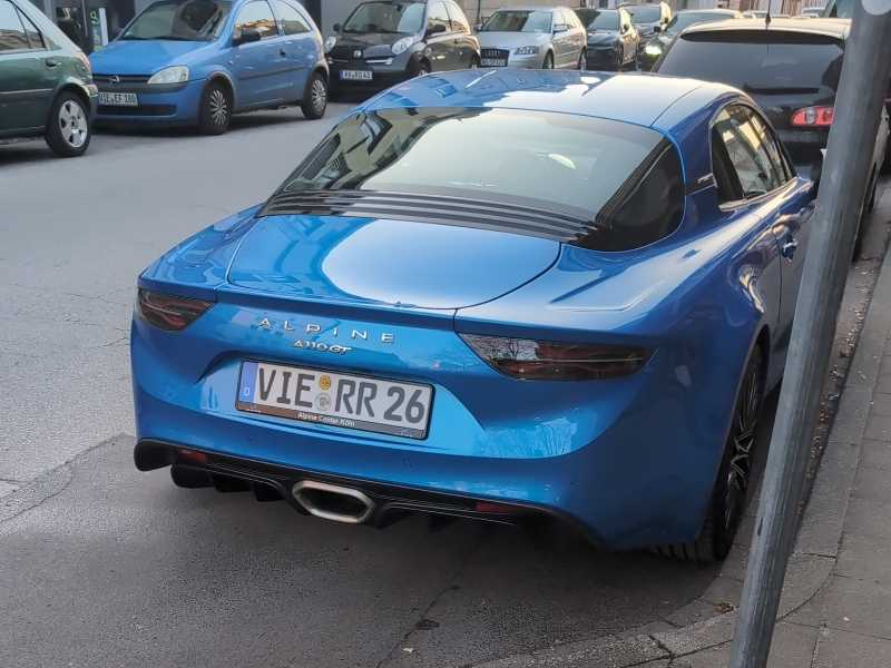 Alpine A110 GT spotted in Viersen