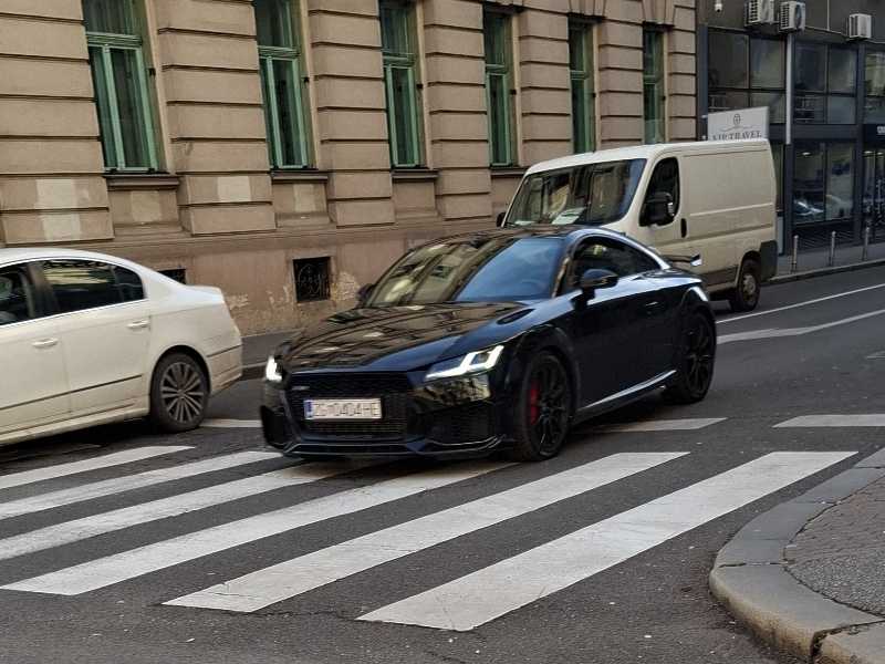 Audi TT RS (2021) spotted in Zagreb, Croatia