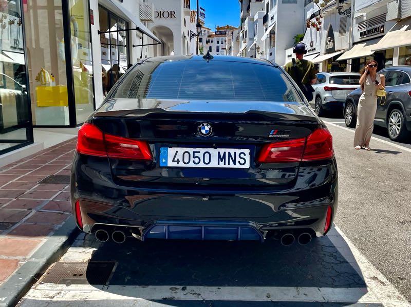 BMW M5 (2021) spotted in Marbella, Spain