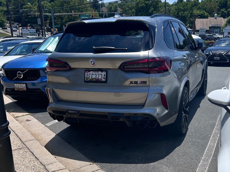 BMW X5 M (2023) spotted in Washington, United States