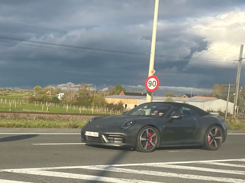 Porsche 911 (2021) spotted in Roeselare, Belgium