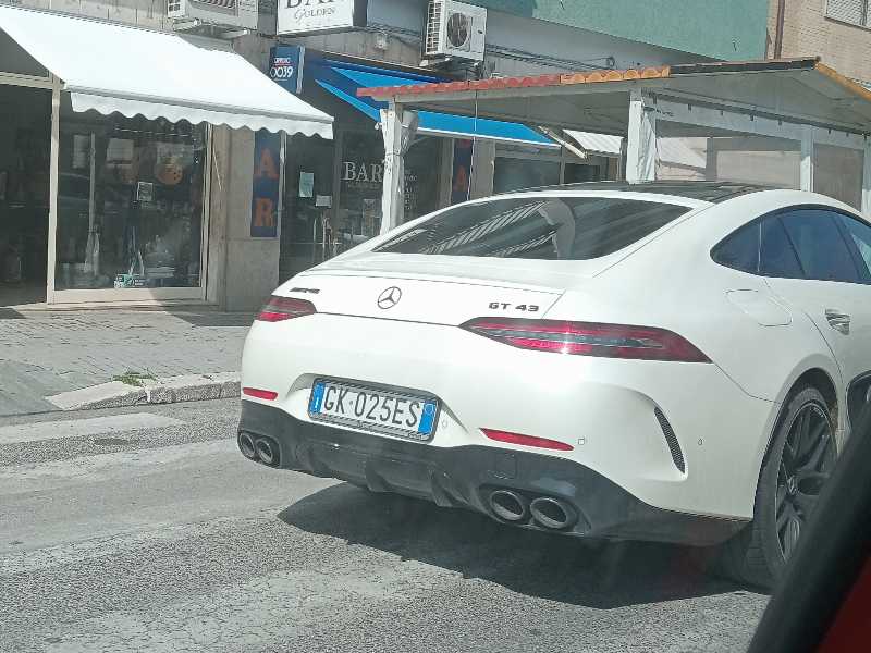 Mercedes-Benz AMG GT 43 spotted in Provvidenti