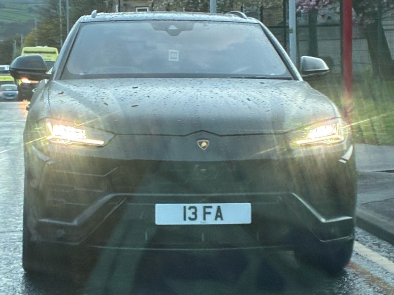 Lamborghini Urus spotted in Bradford