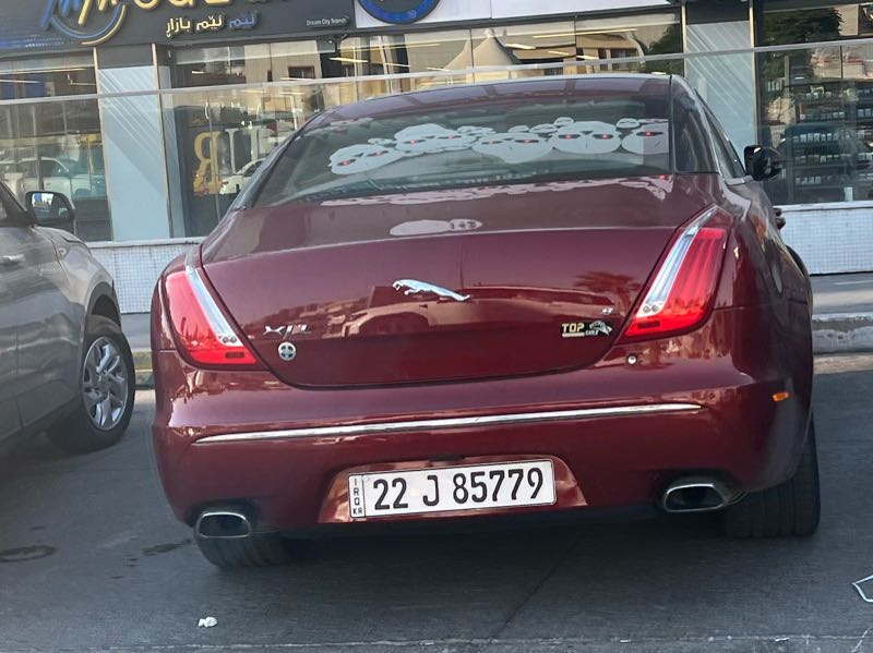 Jaguar XJ (2015) spotted in Erbil, Iraq