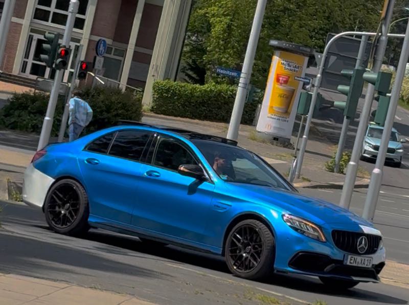 Mercedes-Benz C63 AMG spotted in Hagen
