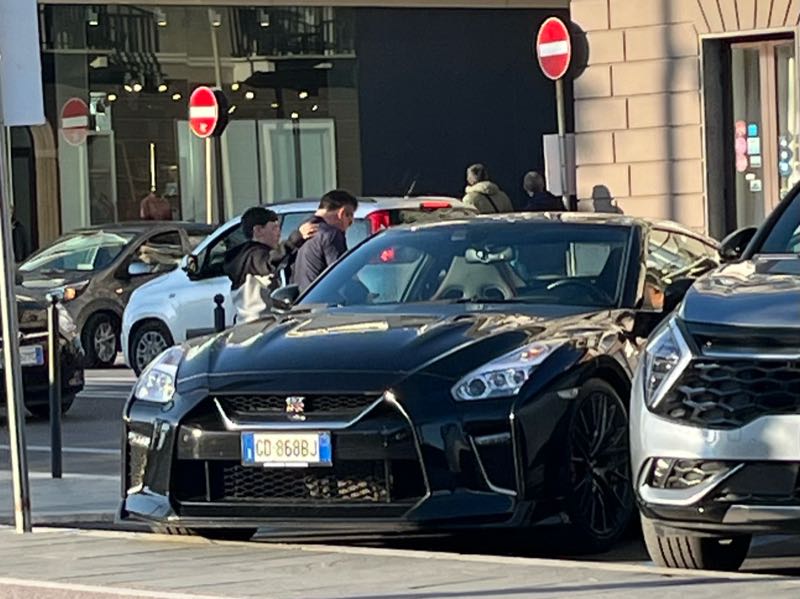 Nissan GT-R spotted in Viareggio