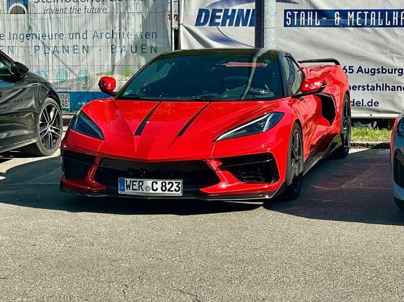Chevrolet Corvette C8 spotted in Augsburg