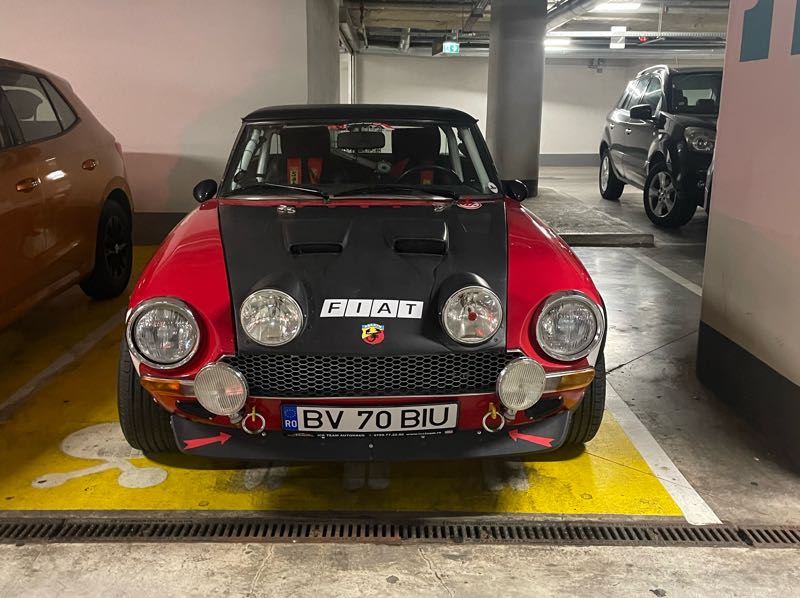 Fiat 124 Sport Spider spotted in Braşov