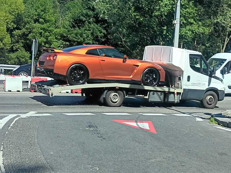 Nissan GT-R (2020) spotted in Agnita, Romania