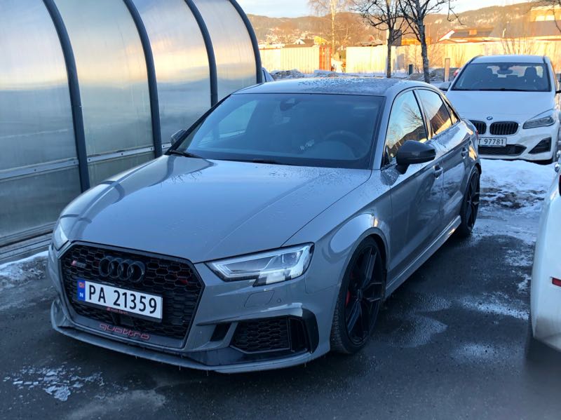 Audi RS4 (2018) spotted in Drammen, Norway