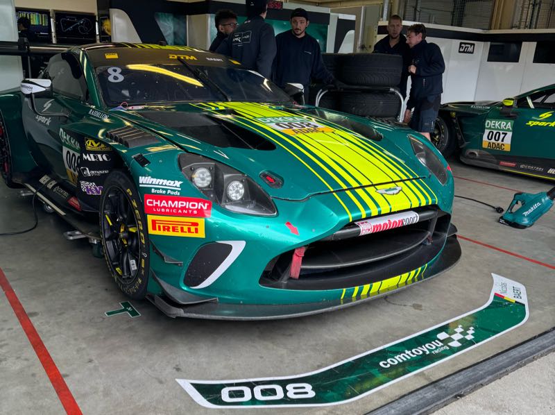 Aston Martin Vantage GT3 spotted in Chemnitz