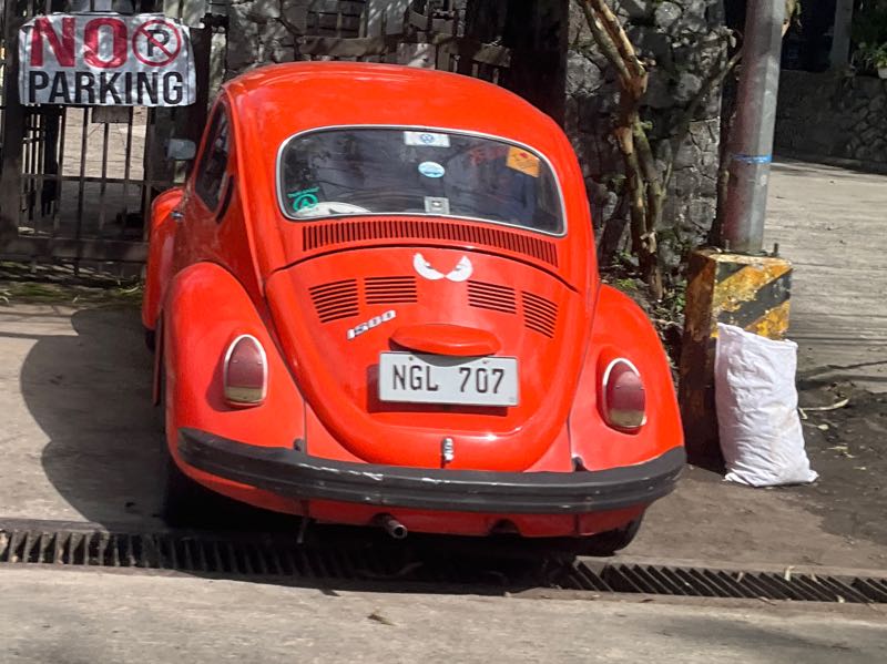 Volkswagen Beetle spotted in Baguio