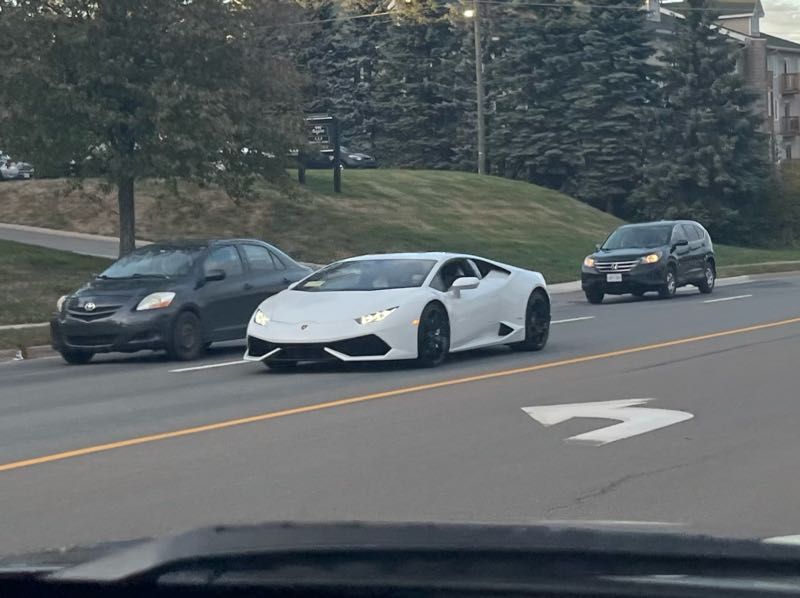 Lamborghini Huracán (2014) spotted in Fredericton, Canada