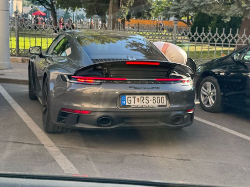 Porsche 911 Carrera 4 GTS (2022) spotted in Budapest, Hungary