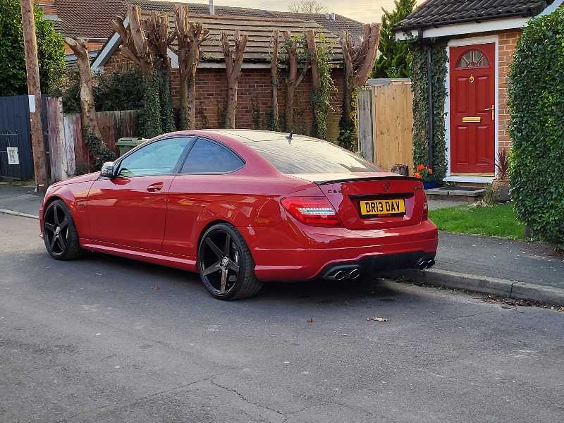 Mercedes-Benz C63 AMG (2013) spotted in Southampton, United Kingdom