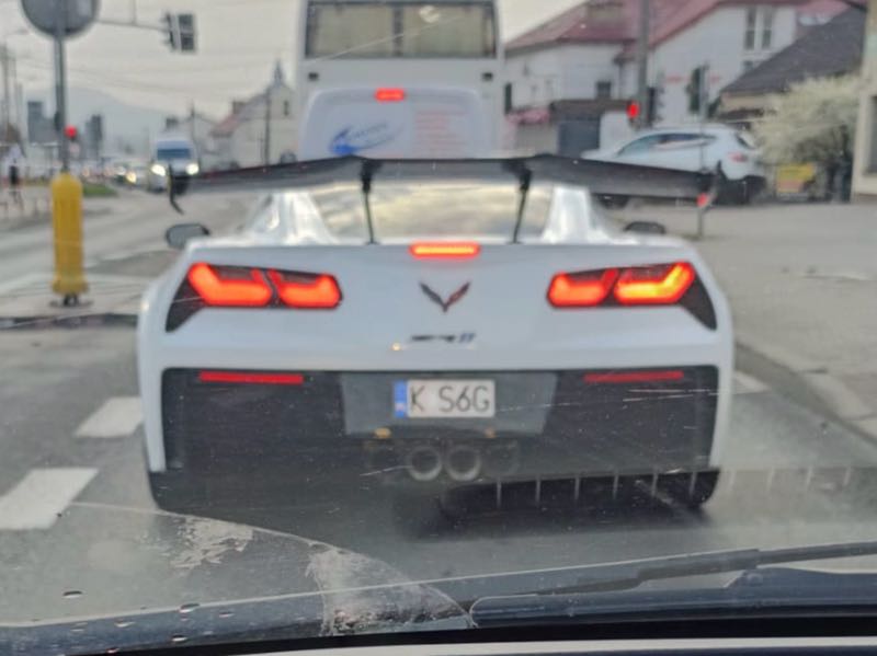 Chevrolet Corvette Z06 spotted in Częstochowa