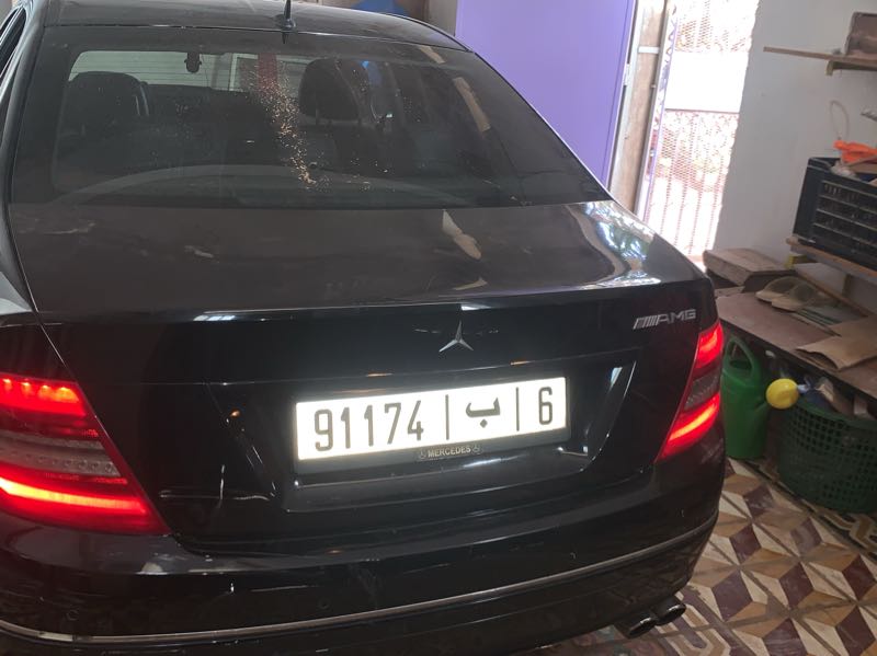 Mercedes-Benz C63 AMG spotted in Oujda