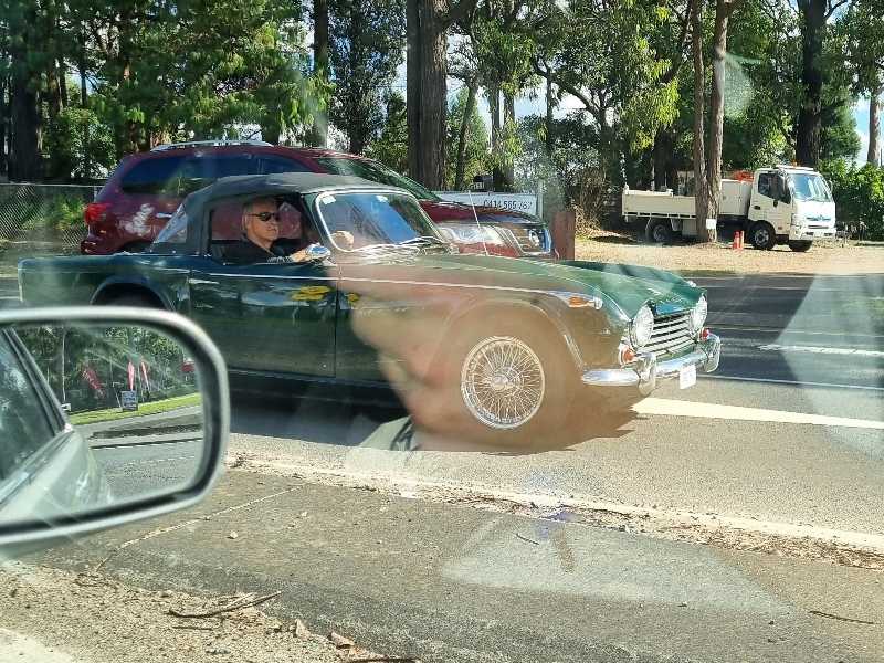 Triumph TR4 spotted in Sydney