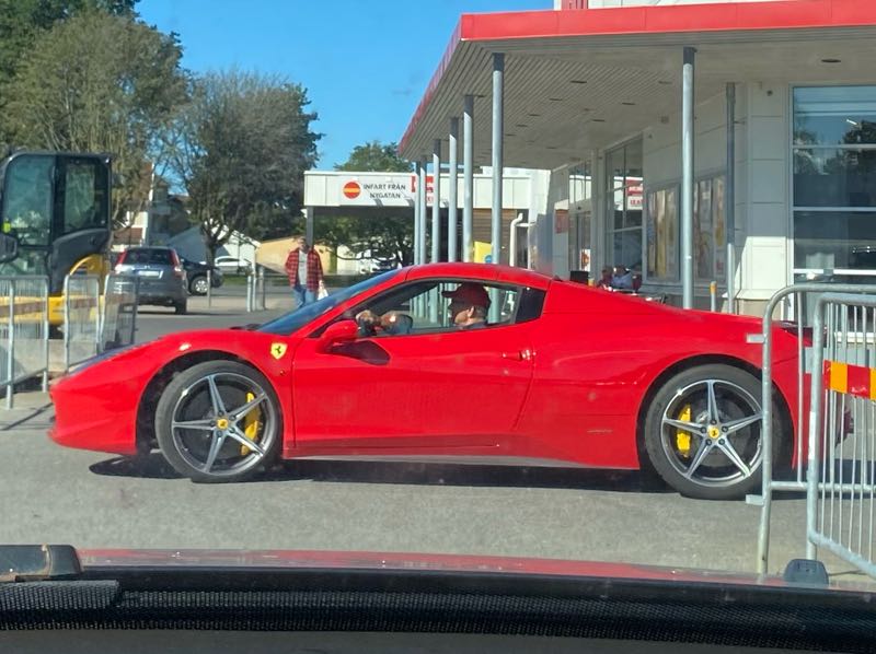 Ferrari 458 Italia (2015) spotted in Vetlanda, Sweden
