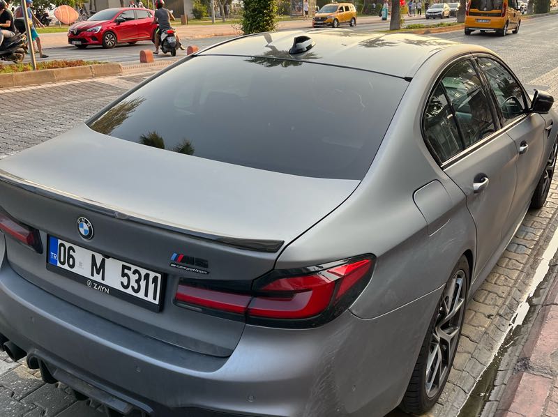 BMW M5 Competition spotted in Alanya