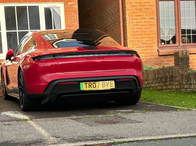 Porsche Taycan GTS spotted in Cockermouth