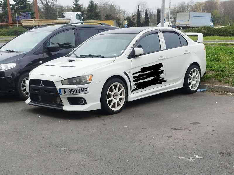 Mitsubishi Lancer Evolution X spotted in Burgas