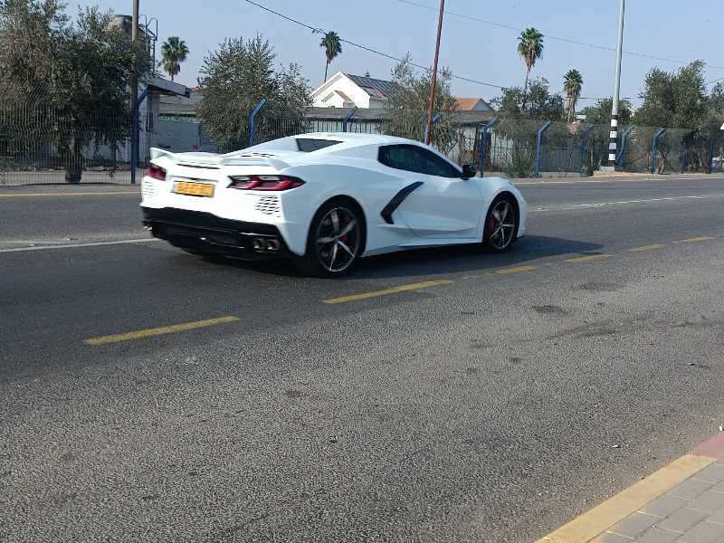 Chevrolet Corvette C8 spotted in Midreshet Ben-Gurion