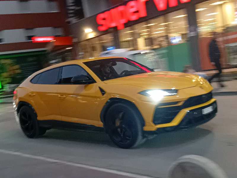 Lamborghini Urus spotted in Pristina
