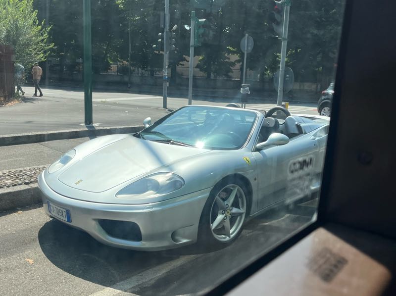 Ferrari 360 Spider spotted in Milan