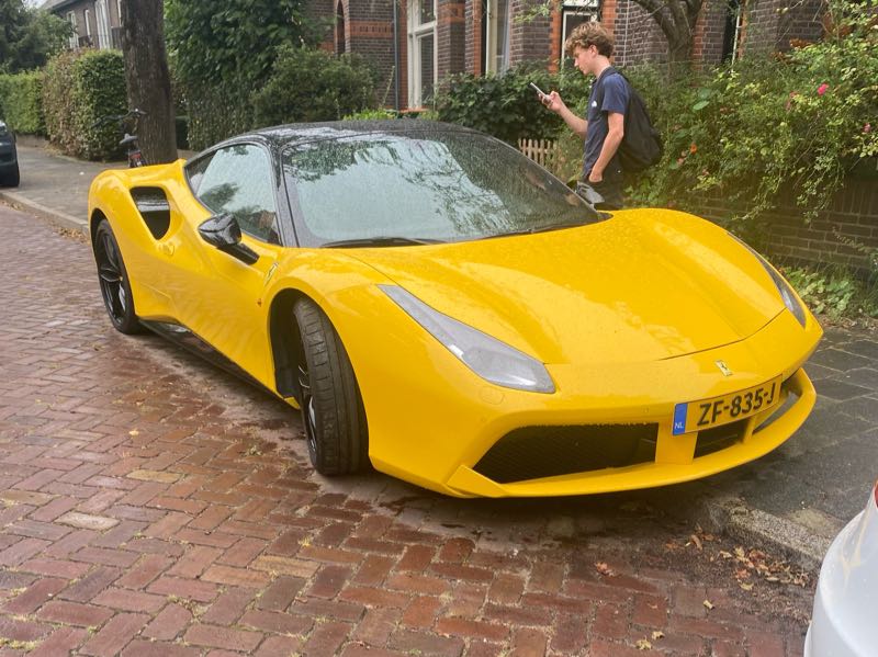 Ferrari 488 Spider spotted in Breda