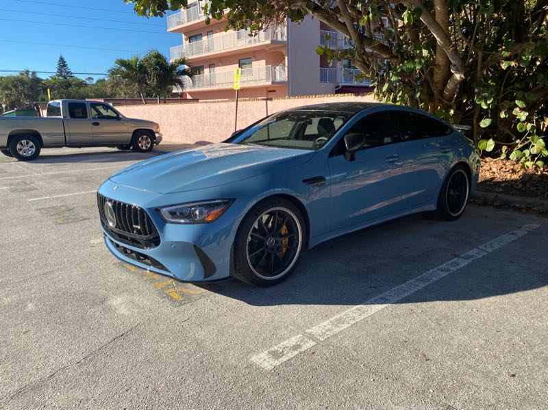 Mercedes-Benz GT 4-Door Coupe spotted in Paliā Kalān