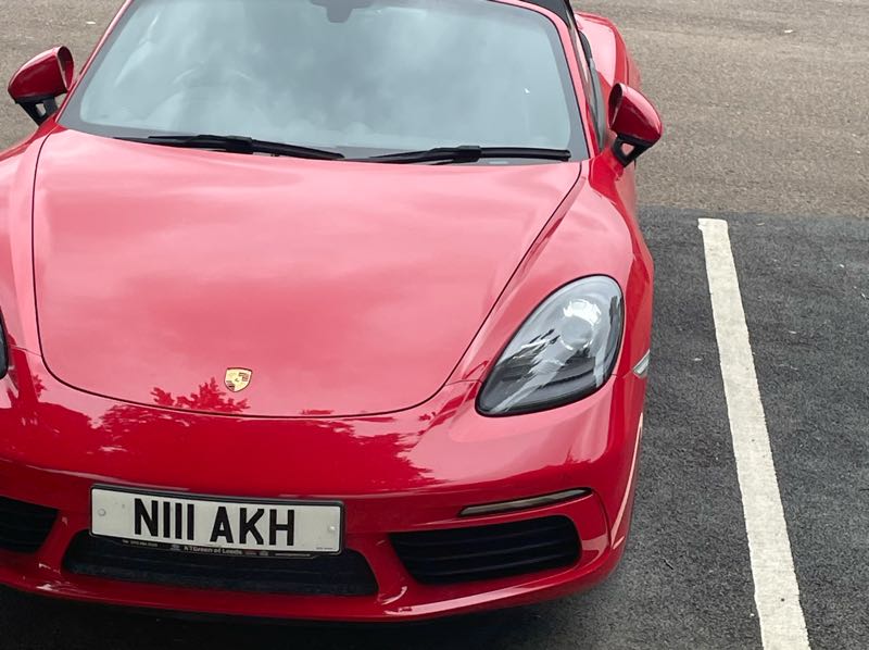 Porsche 718 Boxster spotted in Hunstanton