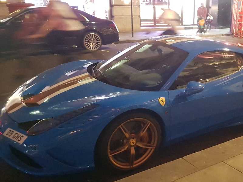 Ferrari 458 Italia (2010) spotted in London, United Kingdom