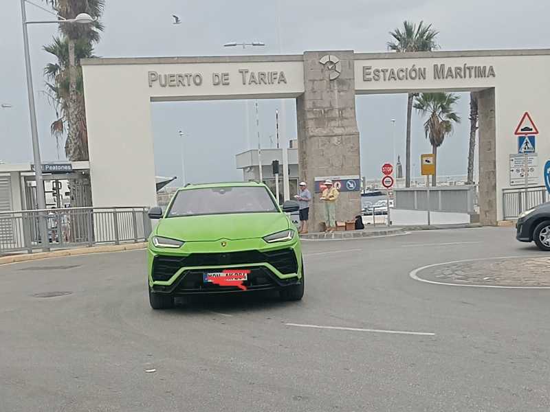 Lamborghini Urus spotted in Algeciras