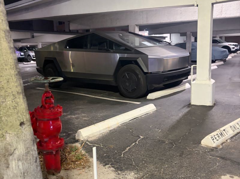 Tesla Cybertruck (2023) spotted in Clearwater, United States