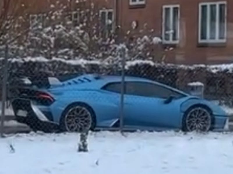 Lamborghini Huracán spotted in Hillerød