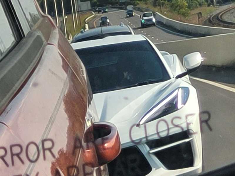 Chevrolet Corvette C8 spotted in Lebanon