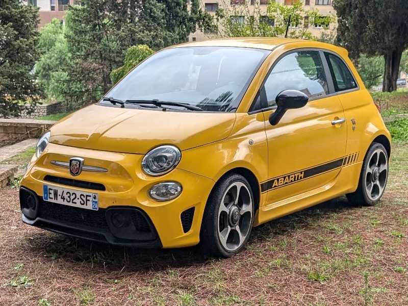 Abarth 595 spotted in Ajaccio