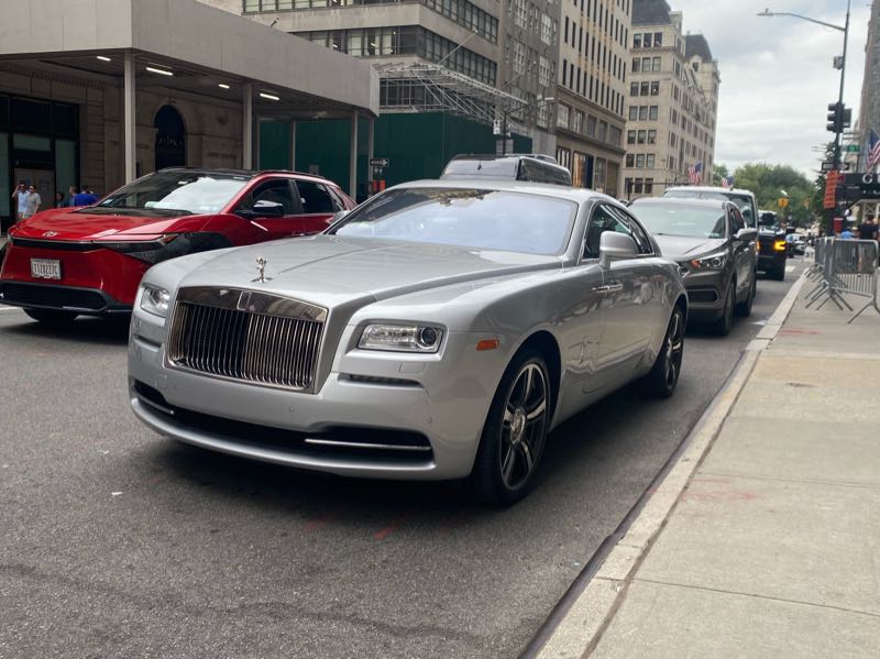 Rolls-Royce Wraith spotted in New York City