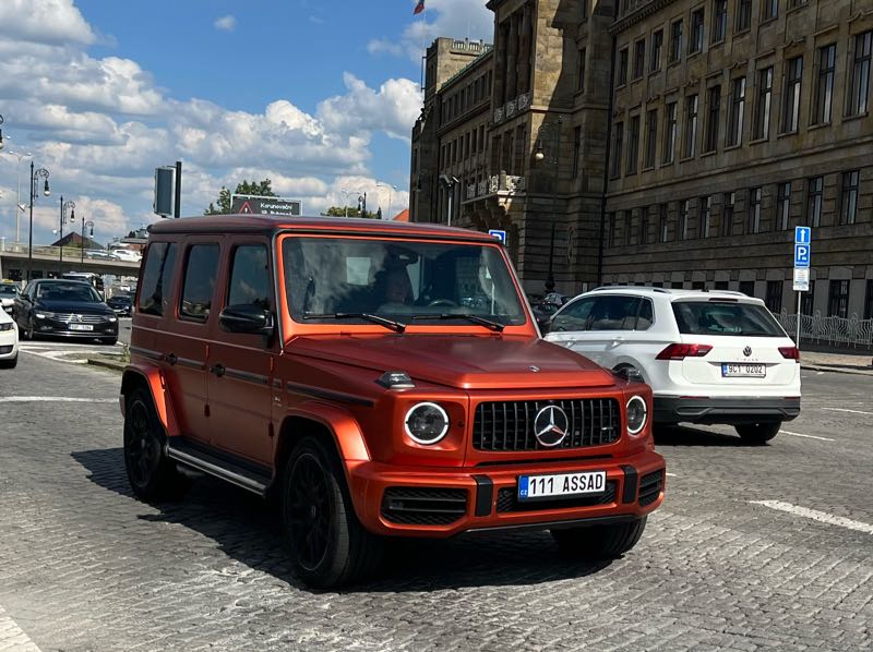Mercedes-Benz G-Class AMG spotted in Prague