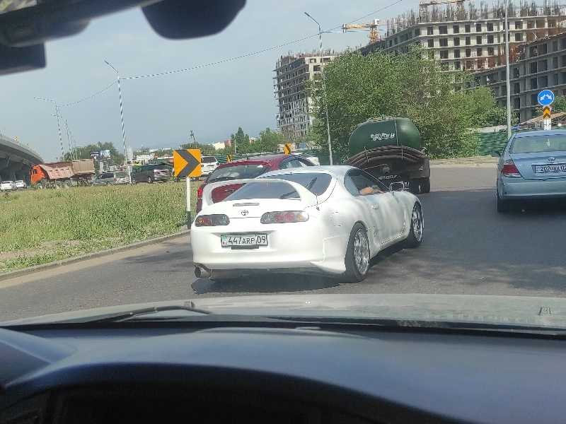 Toyota Supra spotted in Otegen Batyra